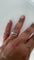 Bague 53 Bague 3 diamants en or blanc 58 Facettes Bague 53358