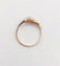 Bague 54 Bague trèfle antique en or rose, platine, perles et diamants 58 Facettes A06880