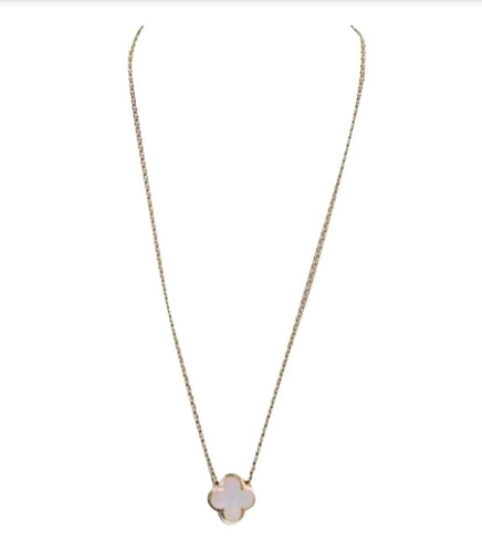 Pendentif Van Cleef & Arpels Pure Alhambra - Pendentif en or jaune et nacre blanche 58 Facettes jnci117