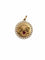 Pendentif Médaille de baptême en or 750 et rubis 58 Facettes Médaille