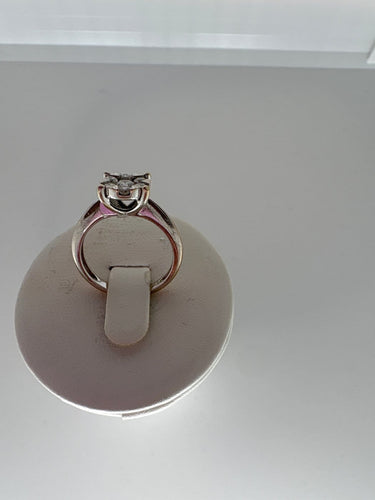Bague 49 Bague en or blanc et diamants 58 Facettes Bague 08135