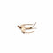 Broche Broche hirondelle en or rose et or gris 58 Facettes REF24065-228