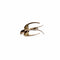 Broche Broche hirondelle en or rose et or gris 58 Facettes REF24065-228