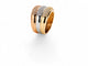 Bague 52 Trois Lumières - Bague trois ors et diamants 58 Facettes fb1