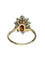 Bague 57 Bague marguerite en or blanc, rubis non chauffé et diamants 58 Facettes 1854