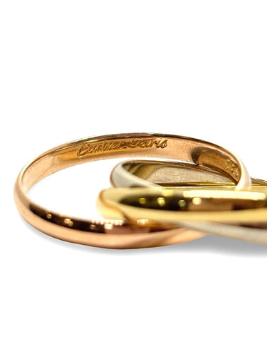 Bague 52 Cartier Trinity - Alliance en or 18K 58 Facettes 1998