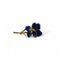 Broche Édouard Richards - Broche fleur bleue en or jaune 18K diamants 58 Facettes REF2501-268