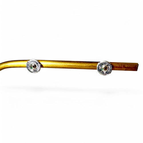 Boucles d'oreilles Clous d'oreilles - Paire en or gris et diamants 58 Facettes REF24077-240