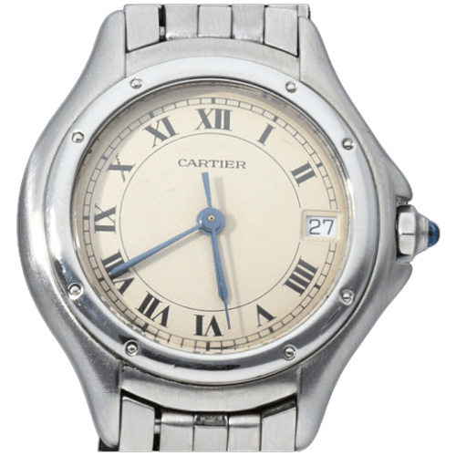 Montre Cartier - Montre Cougar Panthère en acier 58 Facettes MT45919