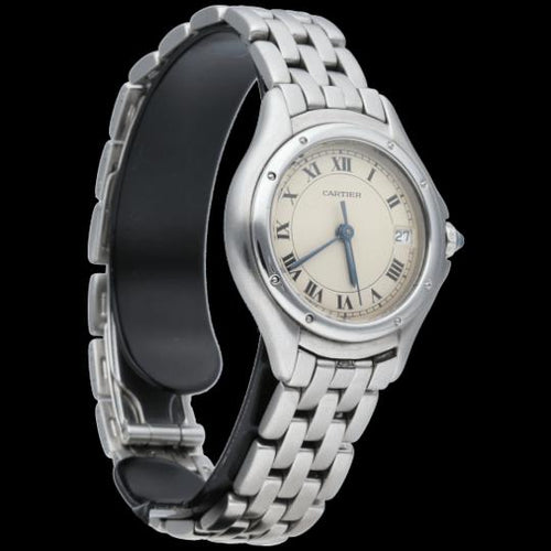Montre Cartier - Montre Cougar Panthère en acier 58 Facettes MT45919