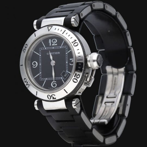 Montre Cartier Pasha Seatimer - Montre en acier 58 Facettes MT45778