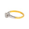 Bague 46 Bague solitaire en or jaune, platine et diamant 58 Facettes 5236222RV