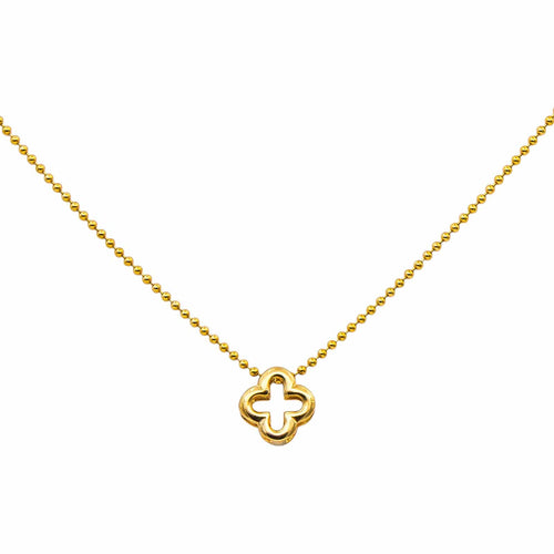 Collier Collier maille boule en or jaune 58 Facettes 5215788CN