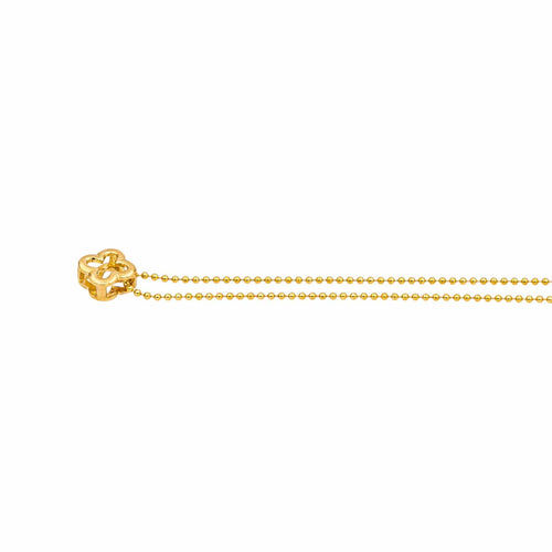 Collier Collier maille boule en or jaune 58 Facettes 5215788CN