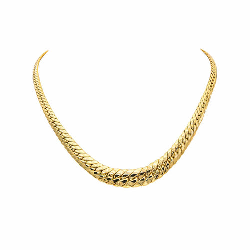 Collier Collier maille anglaise en or jaune 58 Facettes 5462276CN