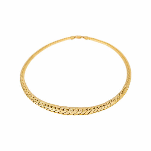 Collier Collier maille anglaise en or jaune 58 Facettes 5462276CN