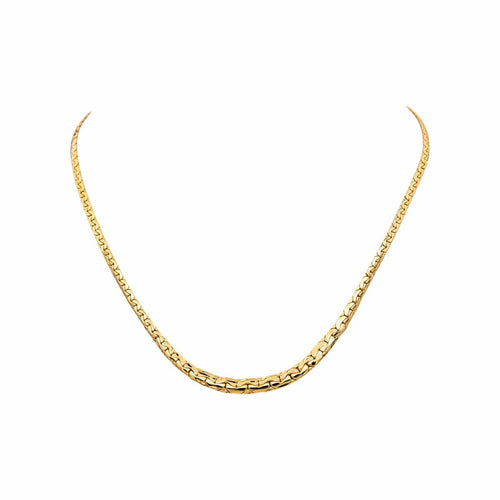 Collier Collier maille haricot en or jaune 58 Facettes 5501029CN