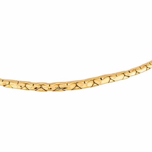 Collier Collier maille haricot en or jaune 58 Facettes 5501029CN