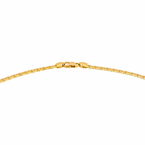 Collier Collier maille haricot en or jaune 58 Facettes 5501029CN