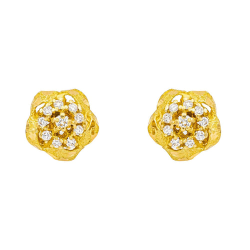 Boucles d'oreilles Boucles d'oreilles en or jaune et diamants 58 Facettes 4815898CN
