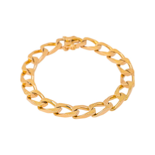 Bracelet Bracelet maille gourmette en or rose 58 Facettes 5459898CN