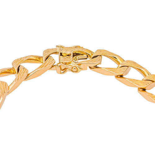 Bracelet Bracelet maille gourmette en or rose 58 Facettes 5459898CN