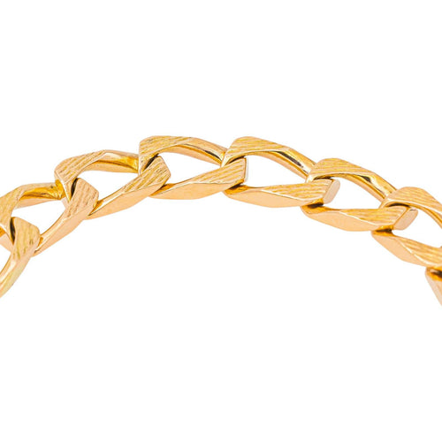 Bracelet Bracelet maille gourmette en or rose 58 Facettes 5459898CN