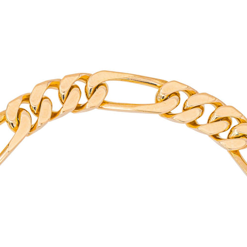 Bracelet Bracelet maille Figaro en or rose 58 Facettes 5531789CN