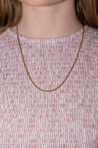 Collier Collier maille gourmette en or jaune 58 Facettes 5561529CN