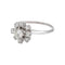 Bague 57.5 Marguerite - Bague en or blanc et diamants 58 Facettes 5450148CN