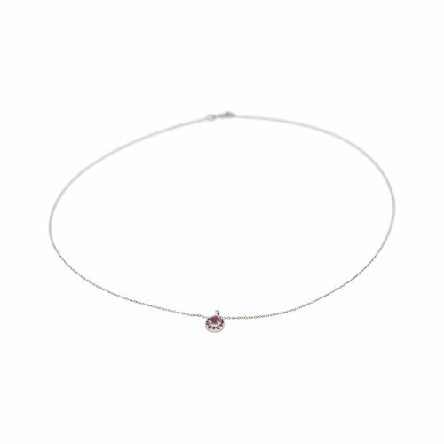 Collier Mauboussin Vie, Volupté & Passion - Collier en or blanc et rubis 58 Facettes 5417149CN