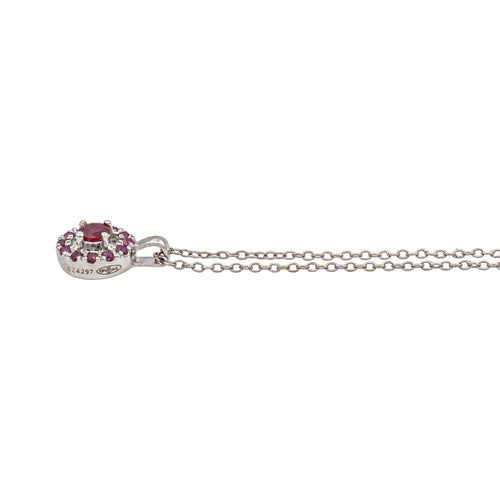 Collier Mauboussin Vie, Volupté & Passion - Collier en or blanc et rubis 58 Facettes 5417149CN