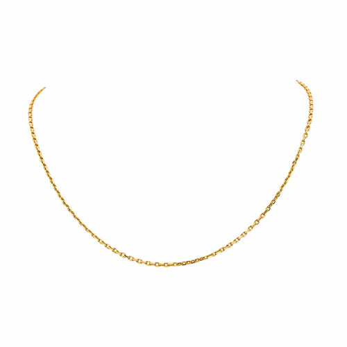 Collier Collier maille forçat en or jaune 58 Facettes 5445293CN
