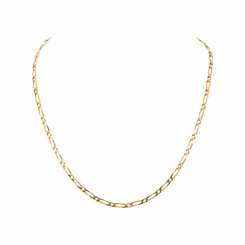 Collier Collier maille Figaro en or jaune 58 Facettes 5460453CN
