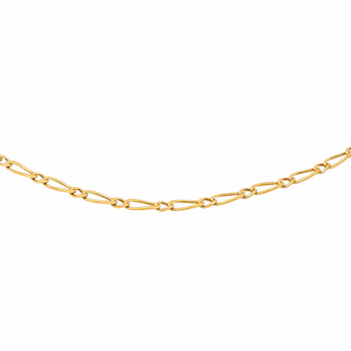 Collier Collier maille Figaro en or jaune 58 Facettes 5460453CN