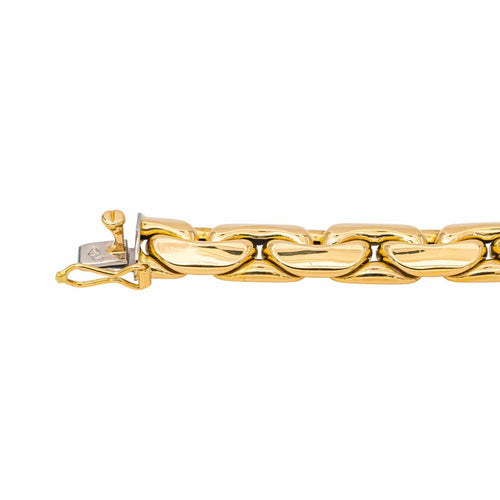 Bracelet Bracelet maille haricot en or jaune 58 Facettes 5471020CN