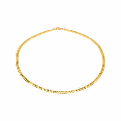 Collier Collier maille anglaise en or jaune 58 Facettes 5481046CN