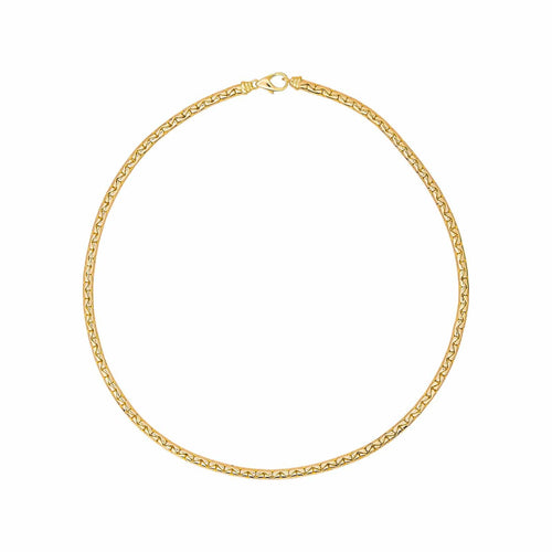 Collier Collier maille haricot en or jaune 58 Facettes 5503689CN