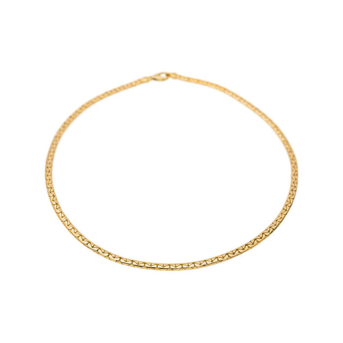Collier Collier maille haricot en or jaune 58 Facettes 5503689CN