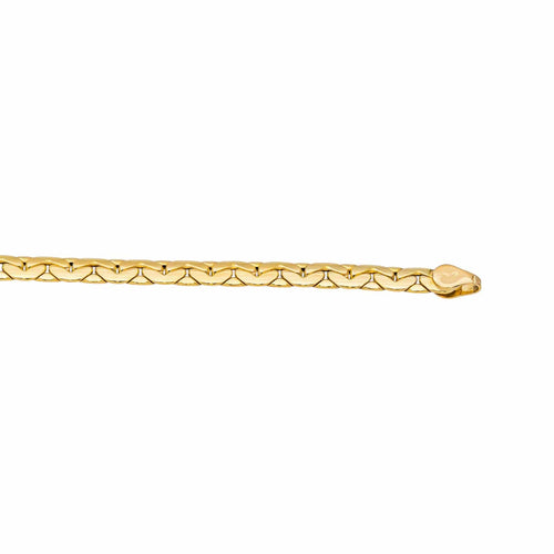 Collier Collier maille haricot en or jaune 58 Facettes 5470053CN