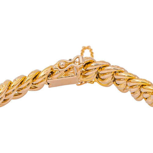 Bracelet Bracelet maille américaine en or rose 58 Facettes 5481563CN