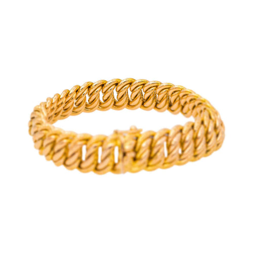 Bracelet Bracelet maille américaine en or jaune 58 Facettes 5481784CN