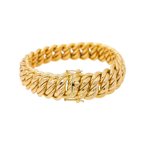 Bracelet Bracelet maille américaine en or jaune 58 Facettes 5481964CN