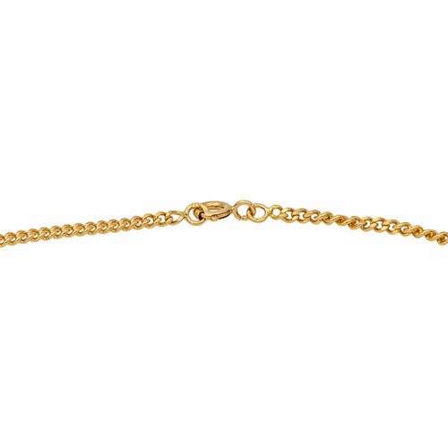 Collier Collier maille gourmette en or blanc 58 Facettes 5561655CN