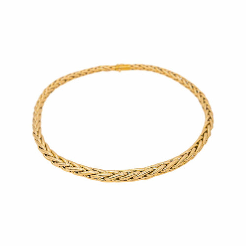 Collier Collier maille palmier en or jaune 58 Facettes 5575763CN