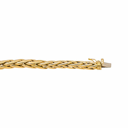 Collier Collier maille palmier en or jaune 58 Facettes 5575763CN