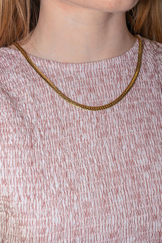 Collier Collier maille anglaise en or jaune 58 Facettes 5576447CN