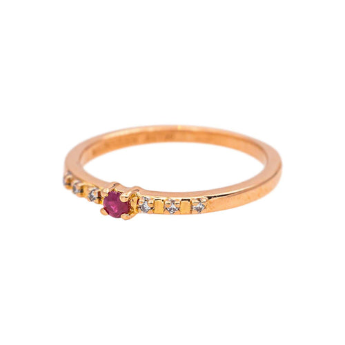 Bague 52 Mauboussin Capsule d'émotion - Bague en or rose, rubis et diamants 58 Facettes 5576984CN
