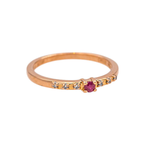 Bague 52 Mauboussin Capsule d'émotion - Bague en or rose, rubis et diamants 58 Facettes 5576984CN