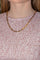 Collier Collier maille Figaro en or rose 58 Facettes 5577232CN